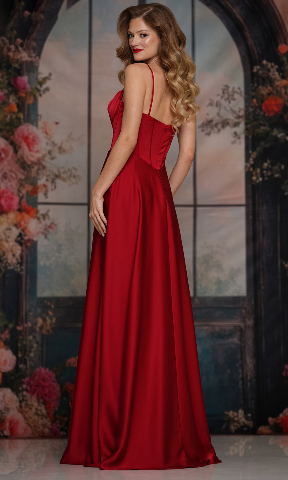 Colors Dress 3743 - Classic Corset Bodice Evening Gown Prom Dresses