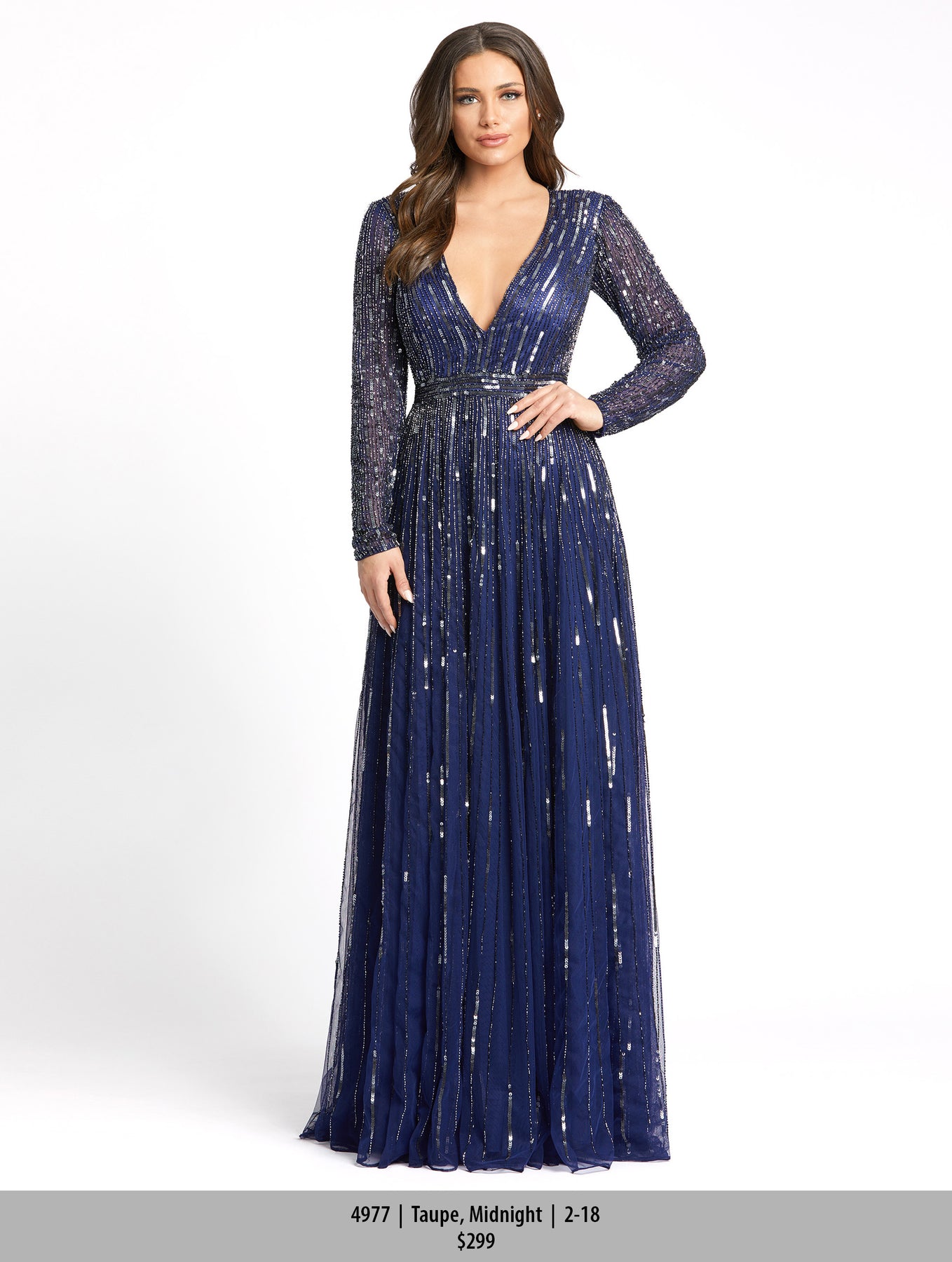 Mac Duggal Evening 4977D A-line Dress