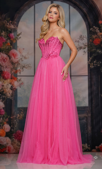 Colors Dress 3797 - A-line Skirt Embellished Long Gown Prom Dresses