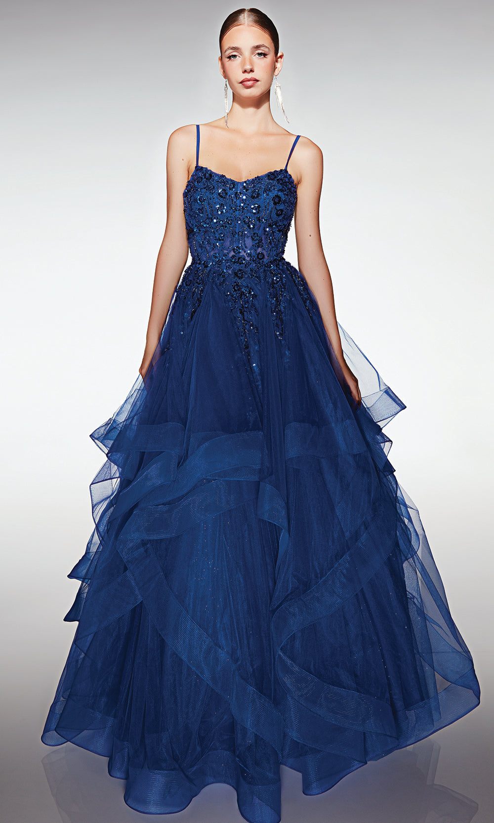 Aerie Couture 380 - Applique Bodice Tulle Evening Dress Prom Dresses