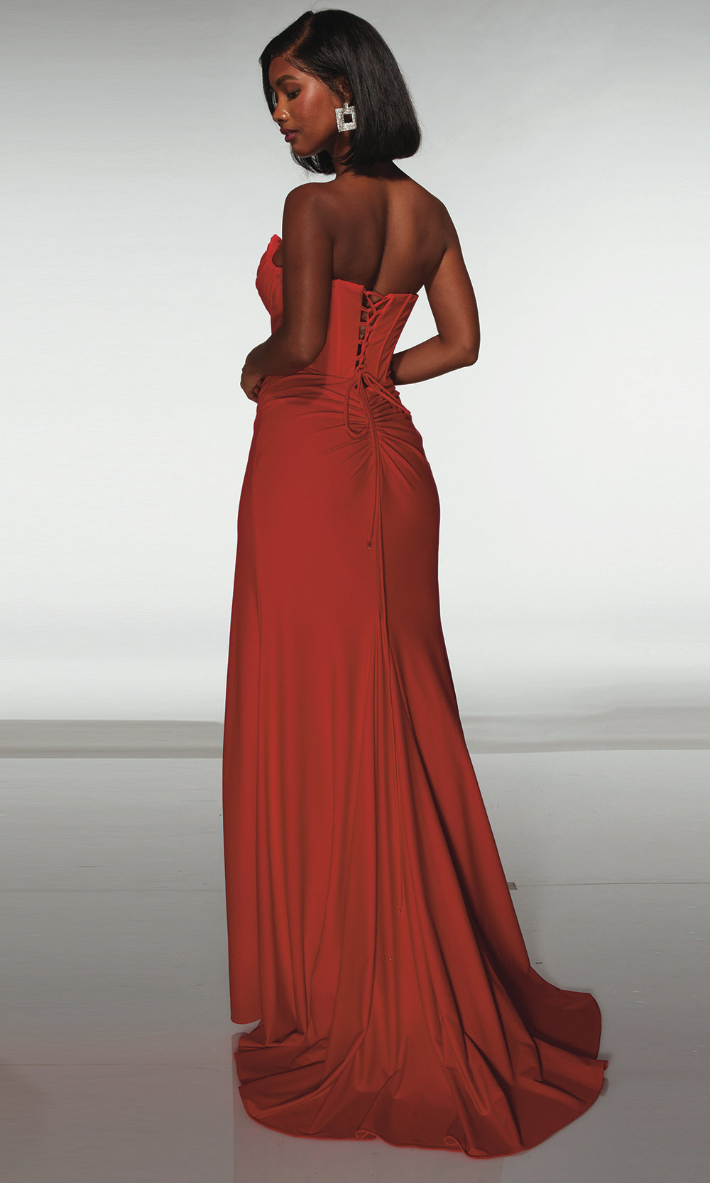 Aerie Couture 381 - Elegant Evening Dress With Lace Up Back Prom Dresses