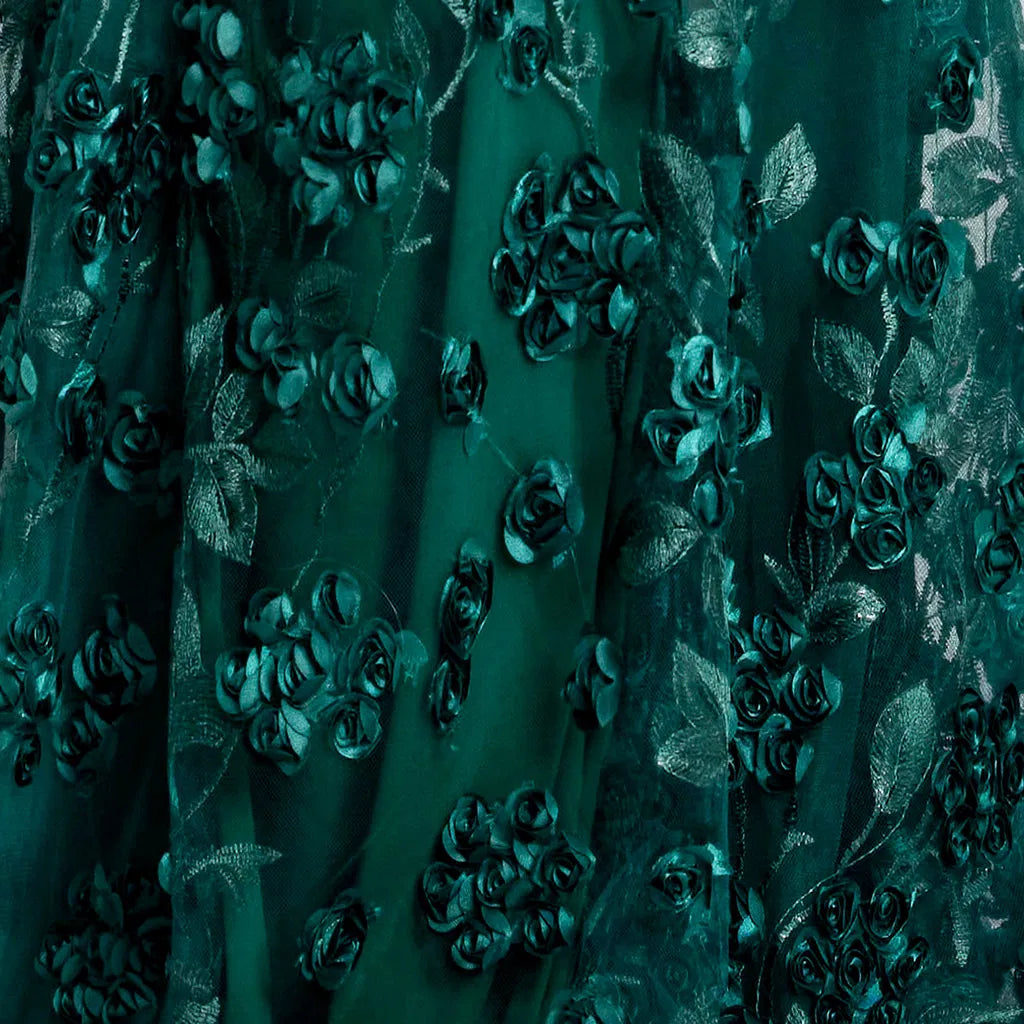 Jovani 38684 - Fitted Floral Sheath Gown