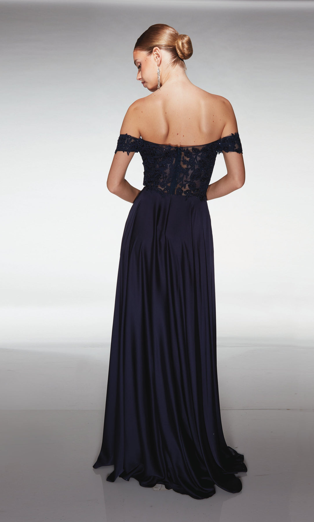 Aerie Couture 207 - Elegant Evening Dress with Sweep Train Special Occasion Dress