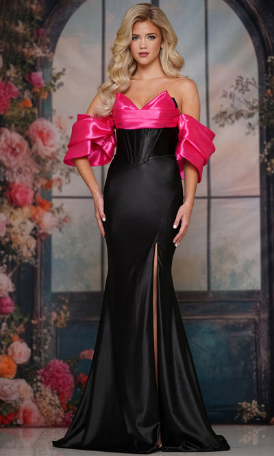 Colors Dress 3878 - Glamorous Off Shoulder Fitted Gown Evening Dresses