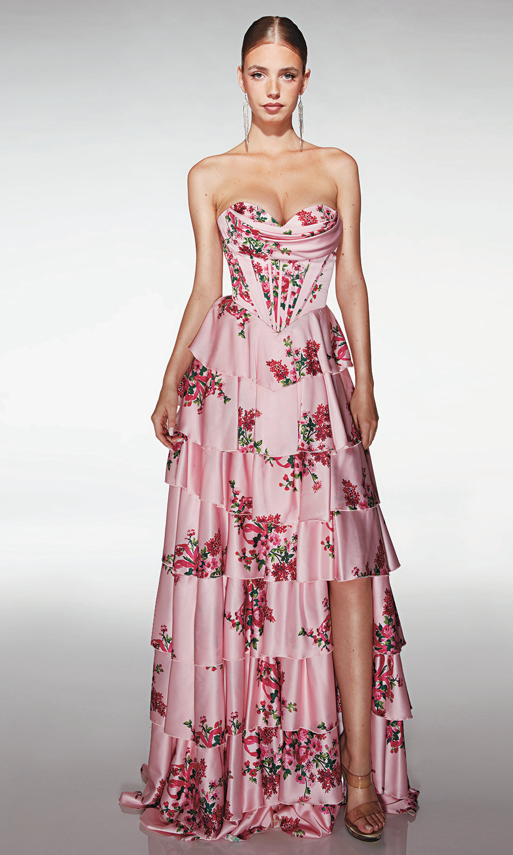 Aerie Couture 391 - Strapless Sweetheart Tiered Formal Dress Prom Dresses