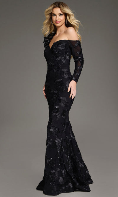 Jovani 39266 - Off Shoulder Sweetheart Lace Gown Formal Gowns