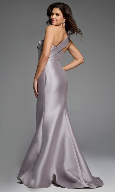Jovani 39649 - Draped Bodice Asymmetric Evening Gown Formal Gowns