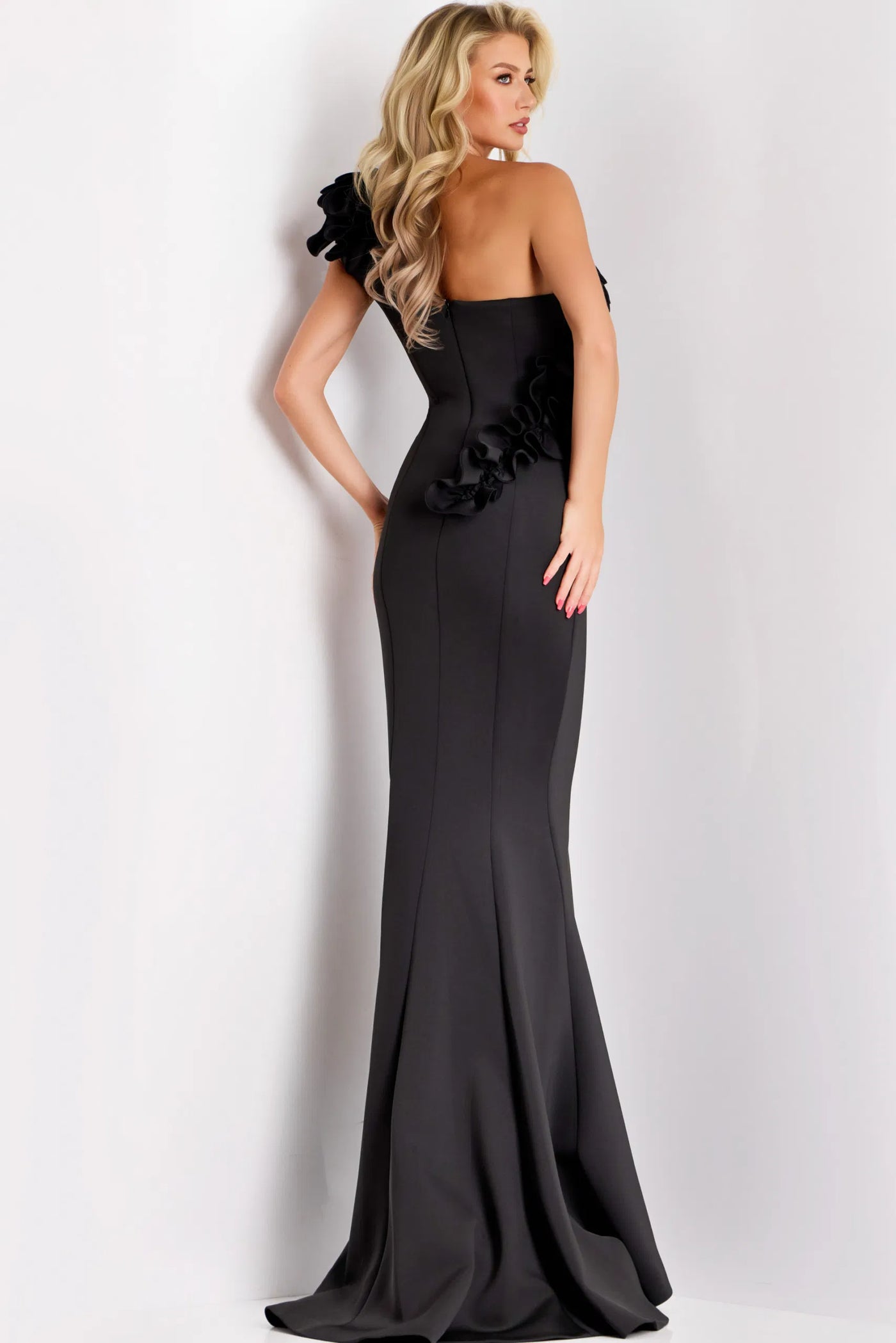 Jovani 39751 - One Shoulder Evening Gown