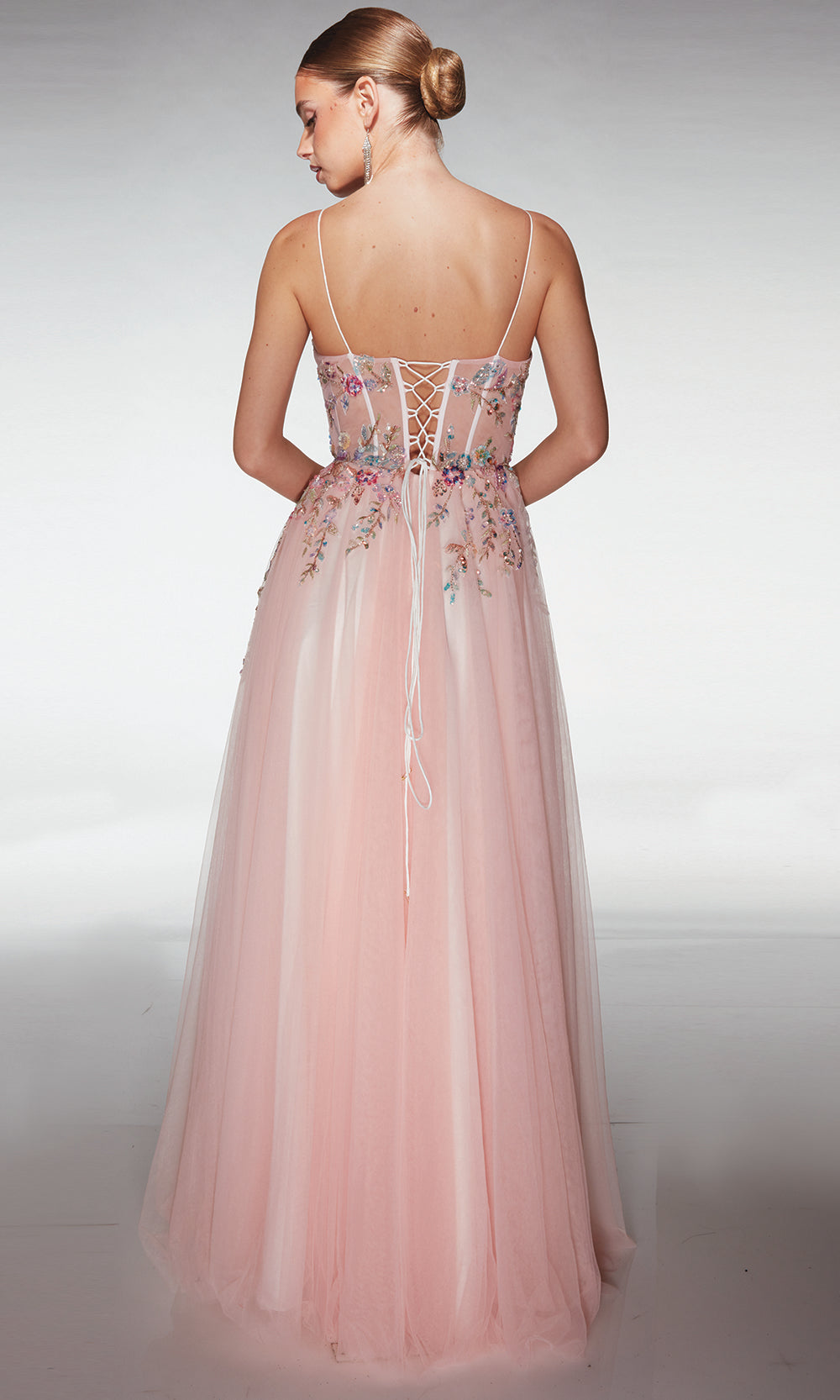 Aerie Couture 398 - Sweetheart Tiered Formal Dress with Slit Prom Dresses