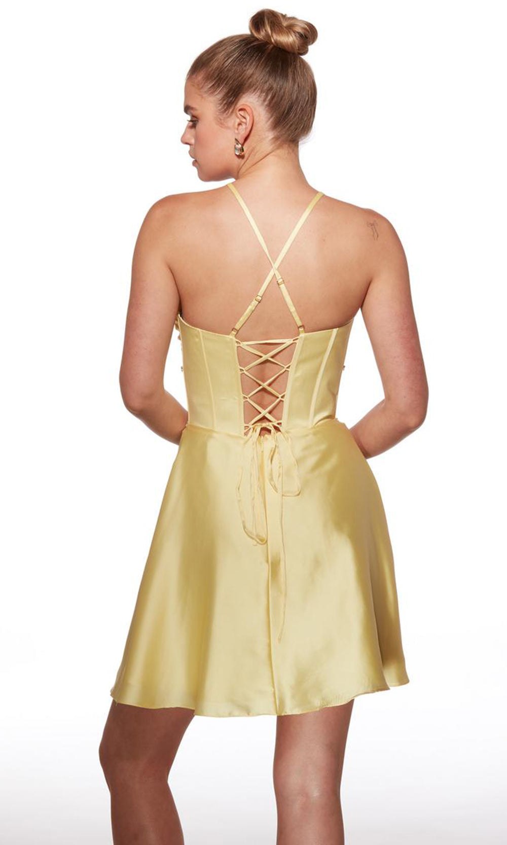 Alyce Paris 40063 - V-Neck A-Line Party Dress Cocktail Dresses