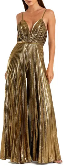 Ieena Duggal 26319I - Plunging Sweetheart Jumpsuit