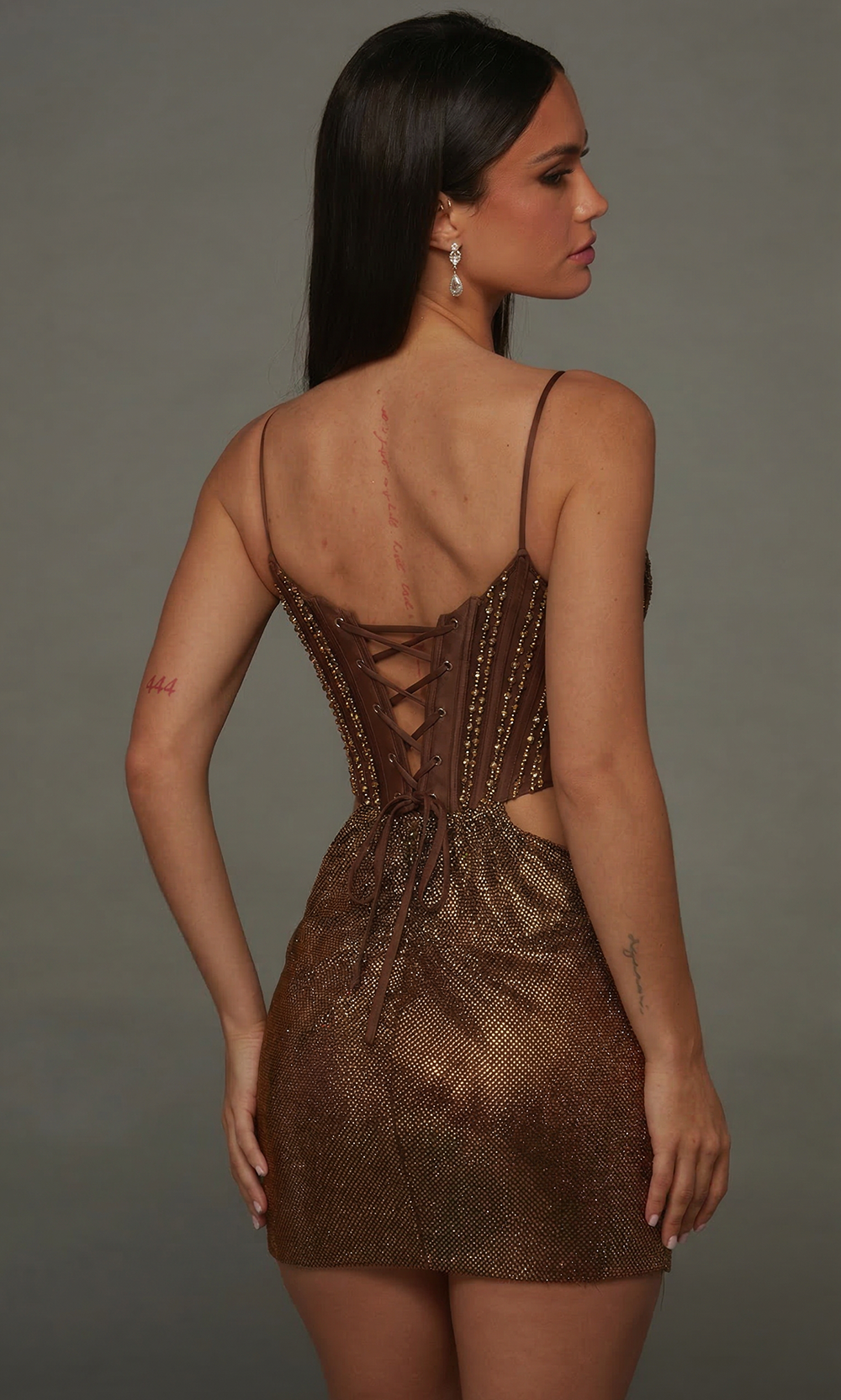 alyce homecoming dresses Paris 40174 Stacees 2026 Tight Dark Plunging V Sportswear Size:XL/17-36/37