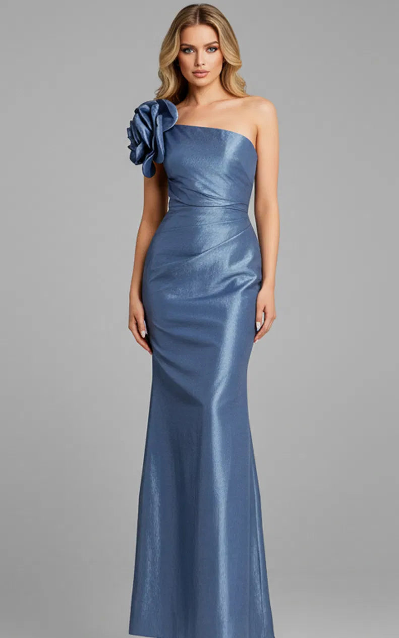 Jovani 40206 - Asymmetric Sheath Evening Gown