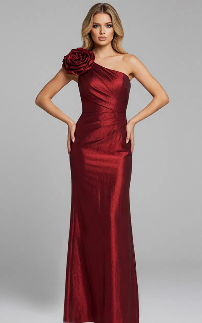Jovani 40206 - Asymmetric Sheath Evening Gown