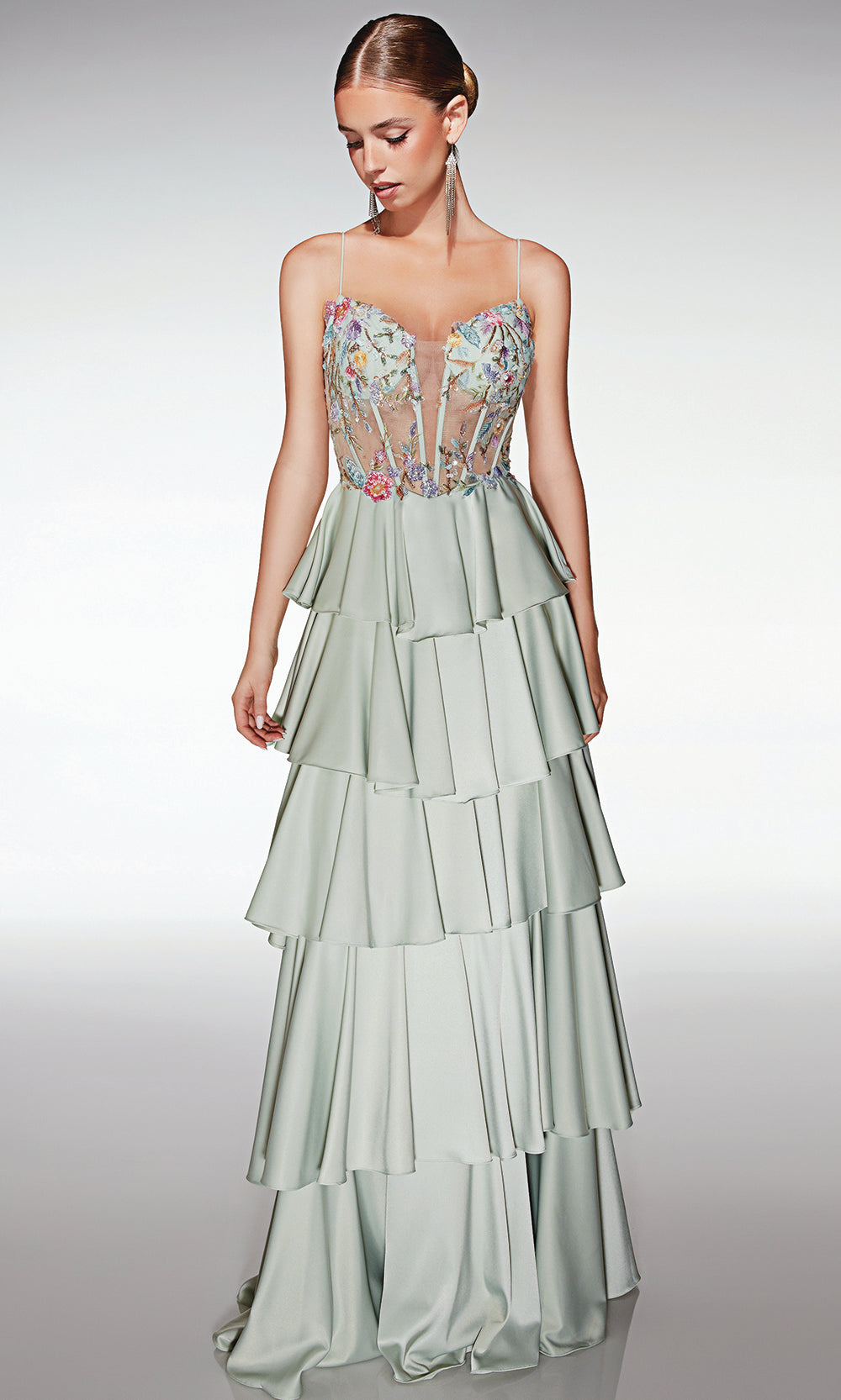 Aerie Couture 403 - Sweetheart Strap Formal Dress with Lace-Up Back Prom Dresses