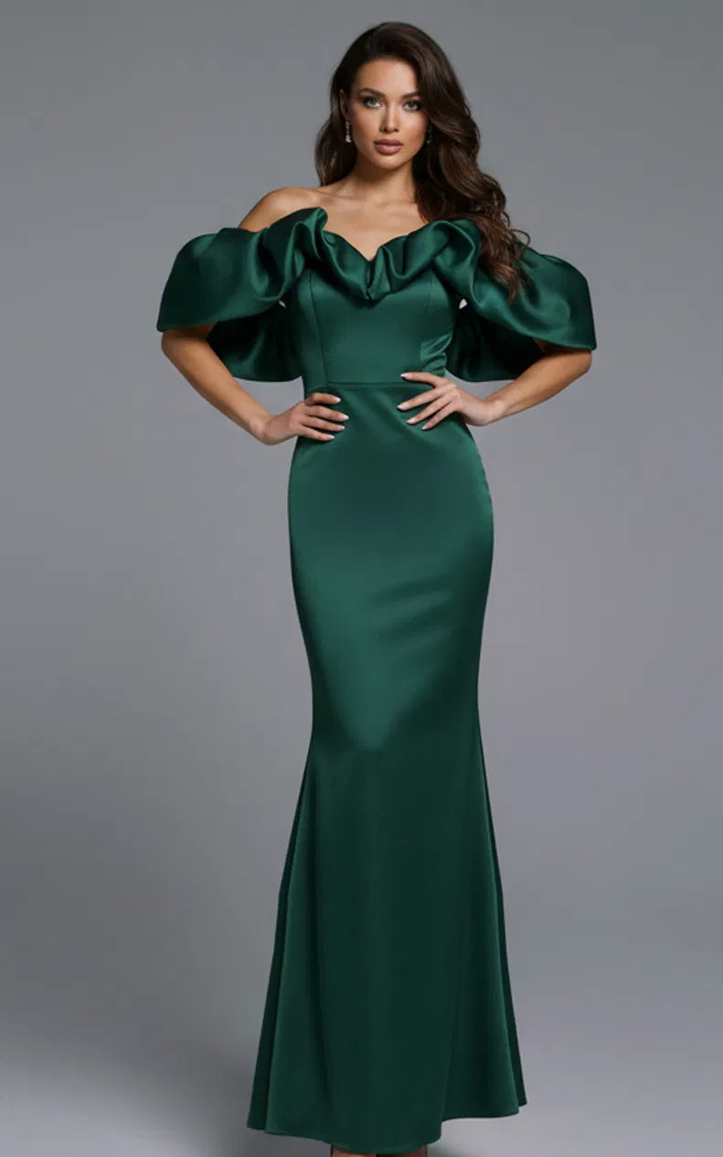 Jovani 40596 - Ruffle Mermaid Evening Gown