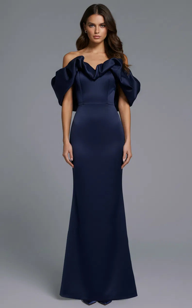 Jovani 40596 - Ruffle Mermaid Evening Gown