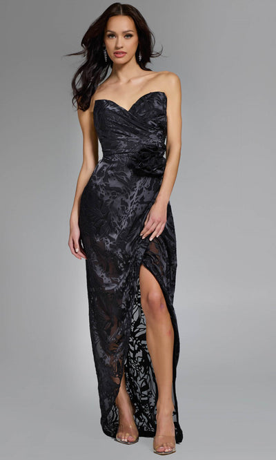 Jovani 40706 - Ruched Sweetheart Gown with Slit Prom Dresses