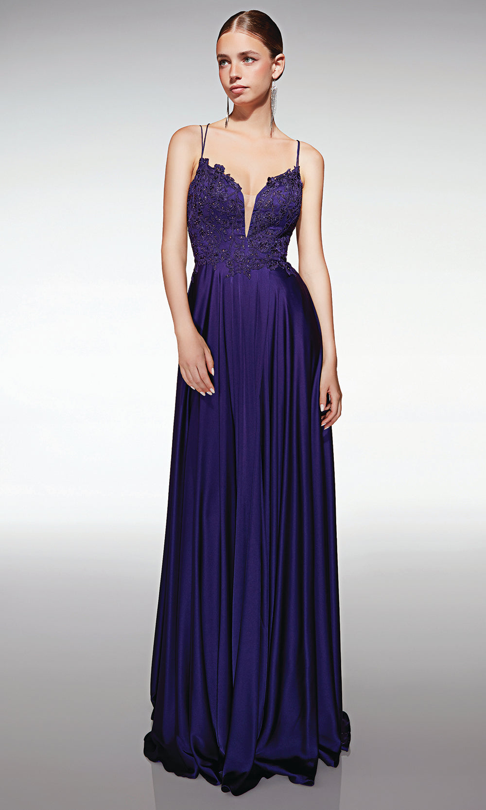 Aerie Couture 409 - Lace Up Back Formal Dress Prom Dresses