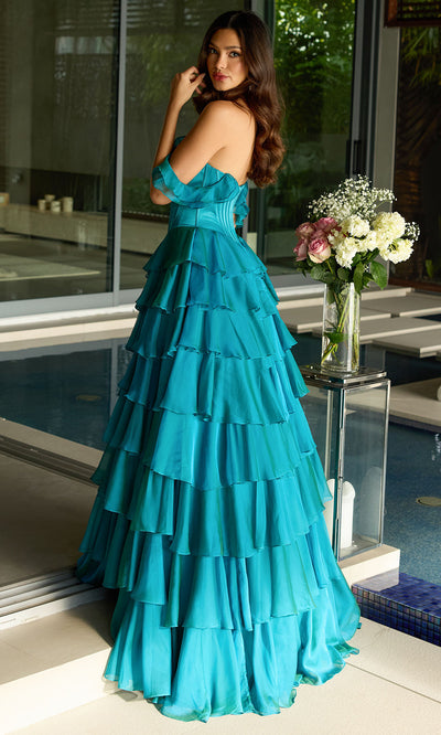 Ava Presley 42213 - Tiered Sweetheart Evening Gown Ball Gowns