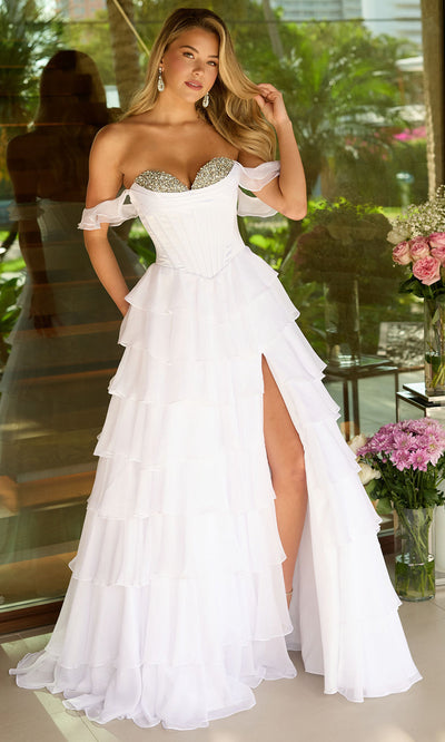 Ava Presley 42213 - Tiered Sweetheart Evening Gown Ball Gowns