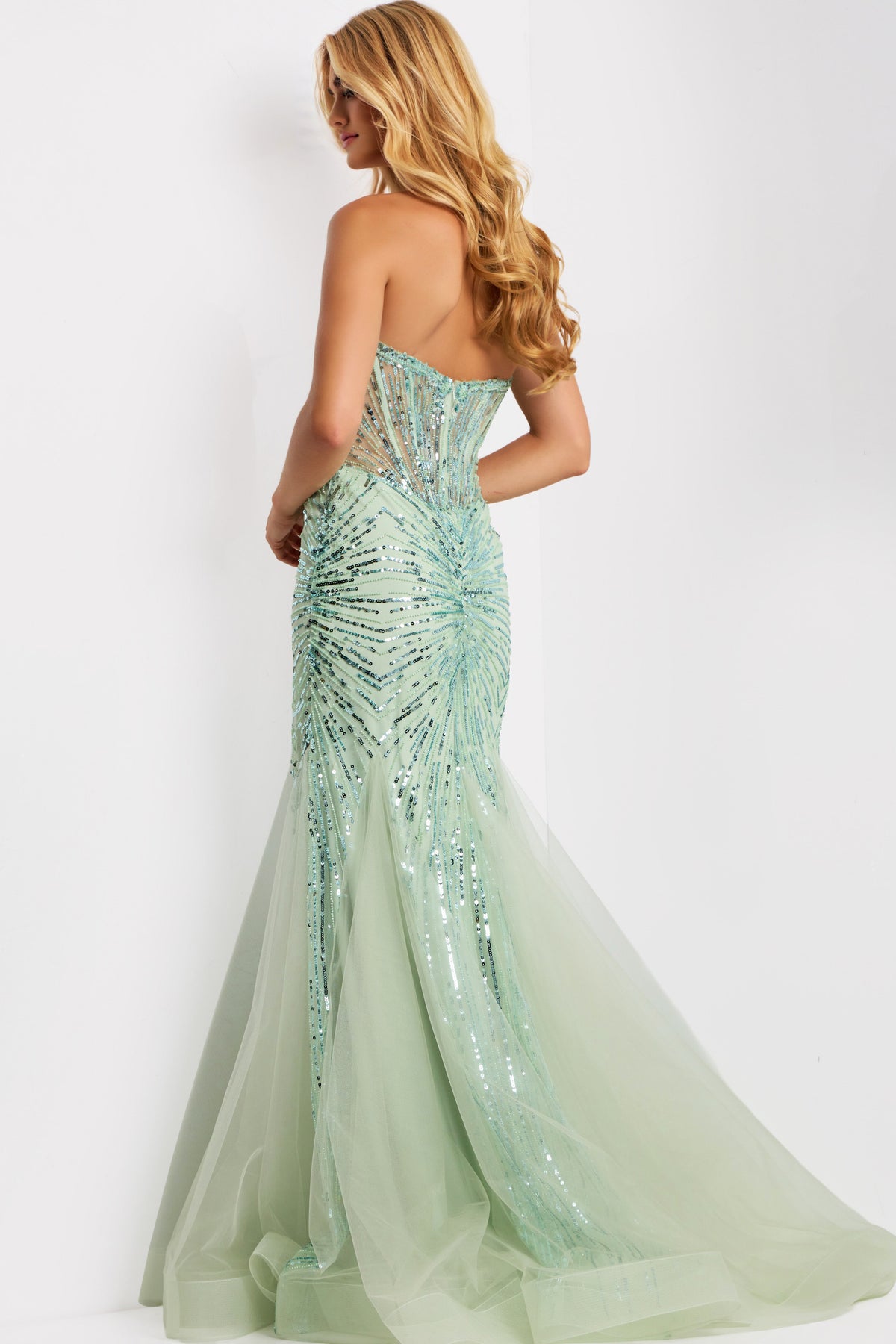 Jovani 42217 - Strapless Sweetheart Prom Dress