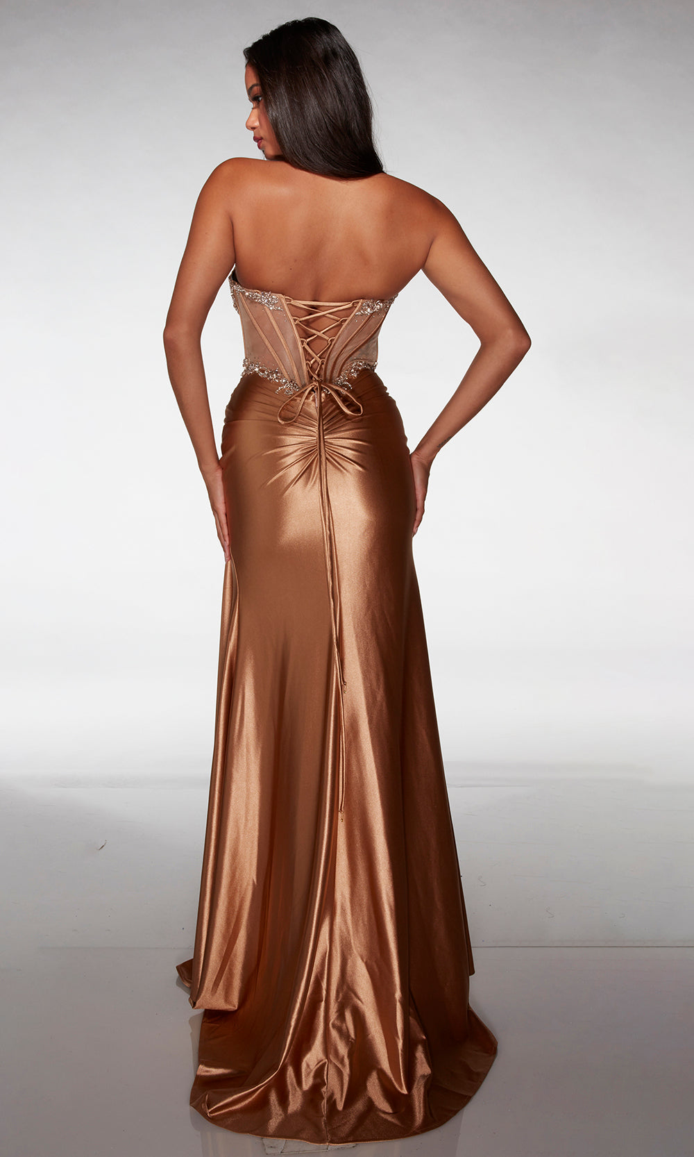 Aerie Couture 425 - Elegant Structured Bodice Dress Prom Dresses