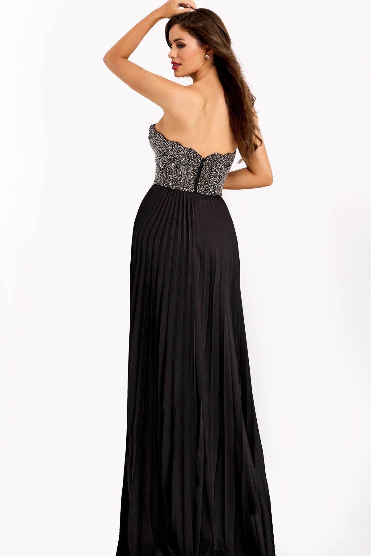 Jovani 42638 - Sweetheart A-Line Prom Gown with Slit