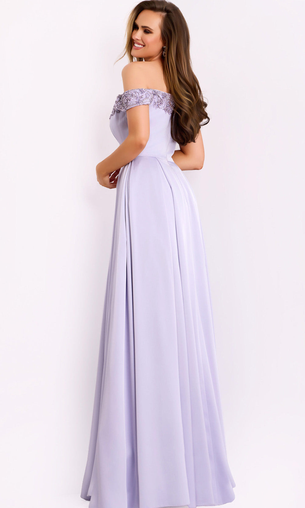 Jovani 42849 - Beaded Trim Sweetheart Evening Gown Formal Gowns