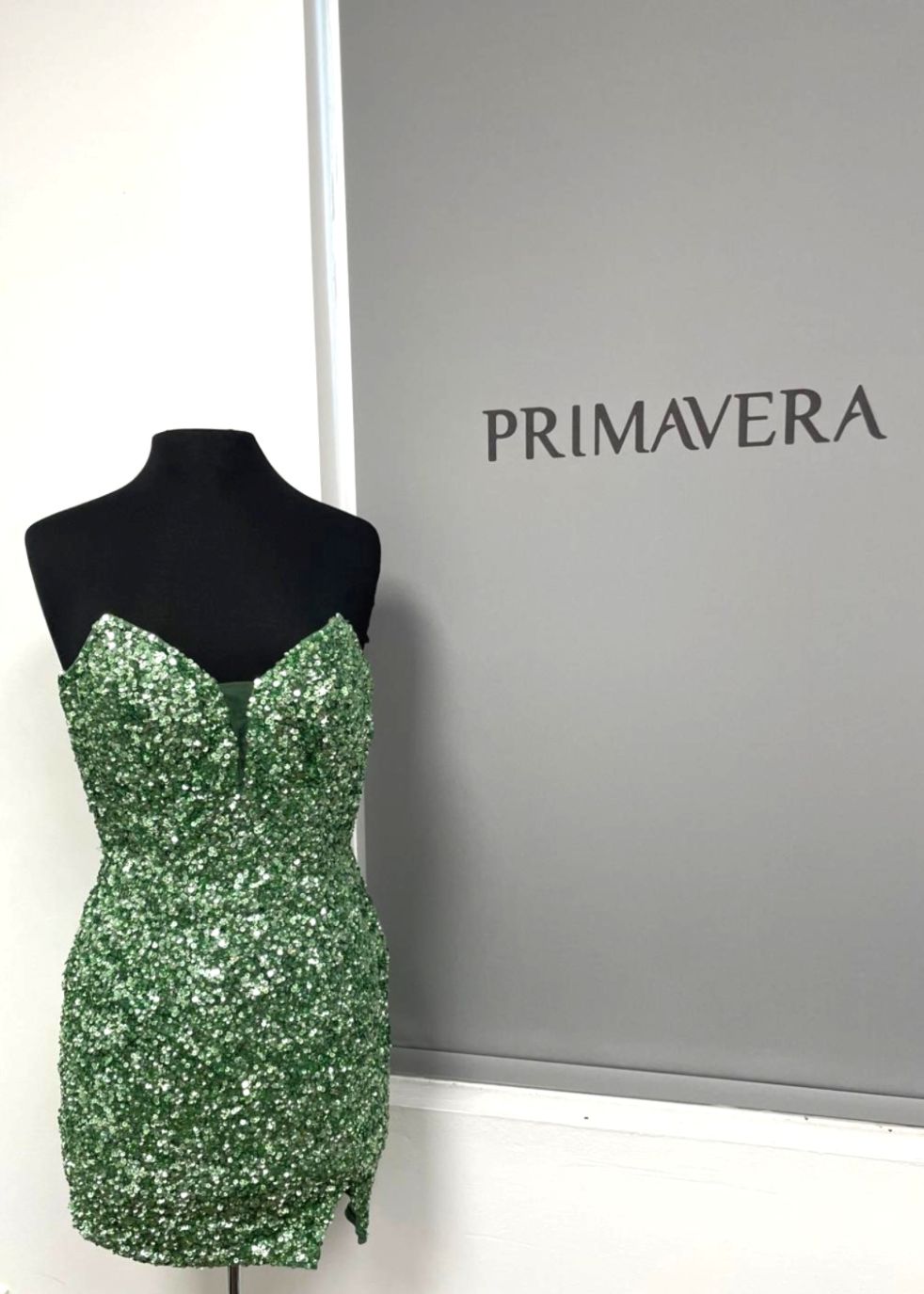 Primavera Couture 4291 - Sweetheart Slit Cocktail Dress