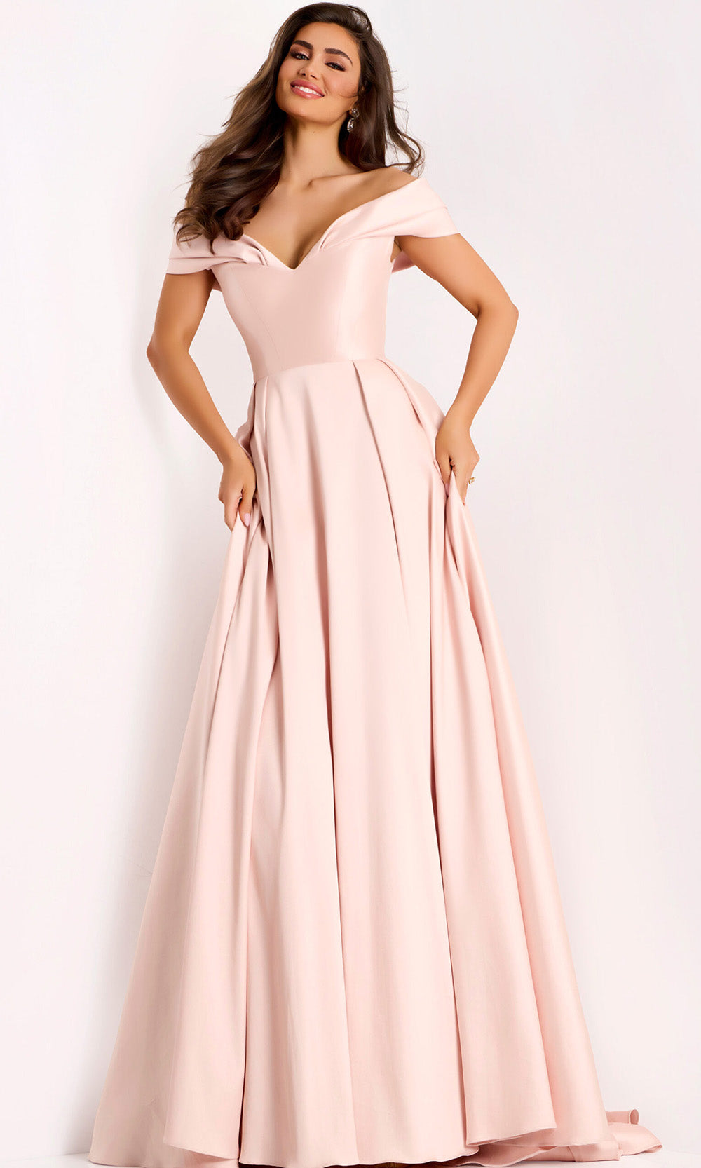 Jovani 43279 - Pleated Skirt Sweetheart Long Gown Formal Gowns