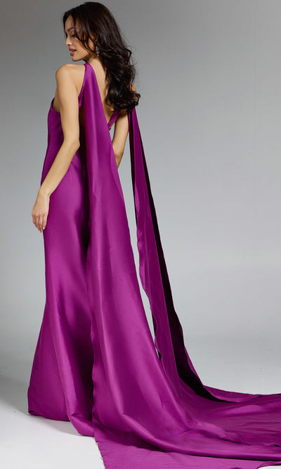Jovani 43280 - Sleeveless Halter Mermaid Gown Formal Gowns