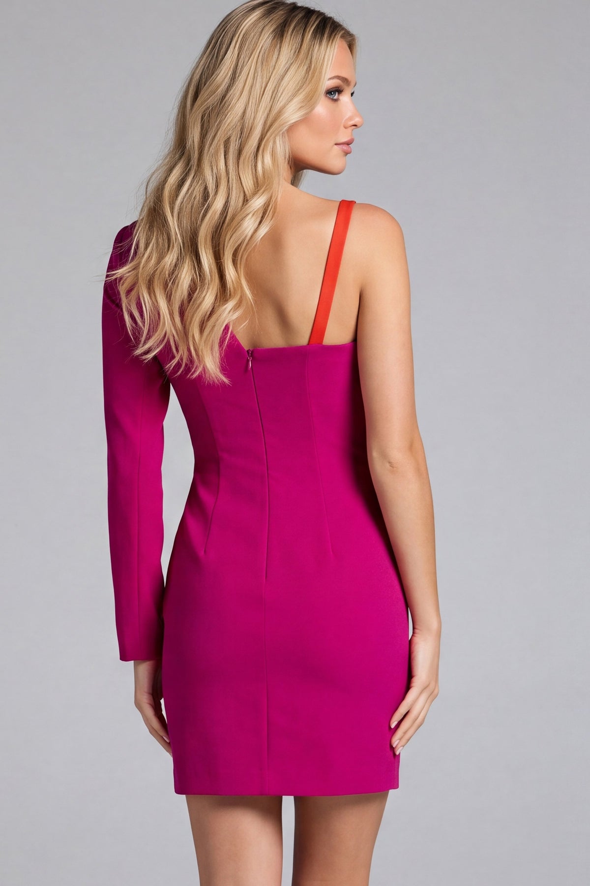 Jovani 43424 - Long Sleeve Fitted Mini Dress