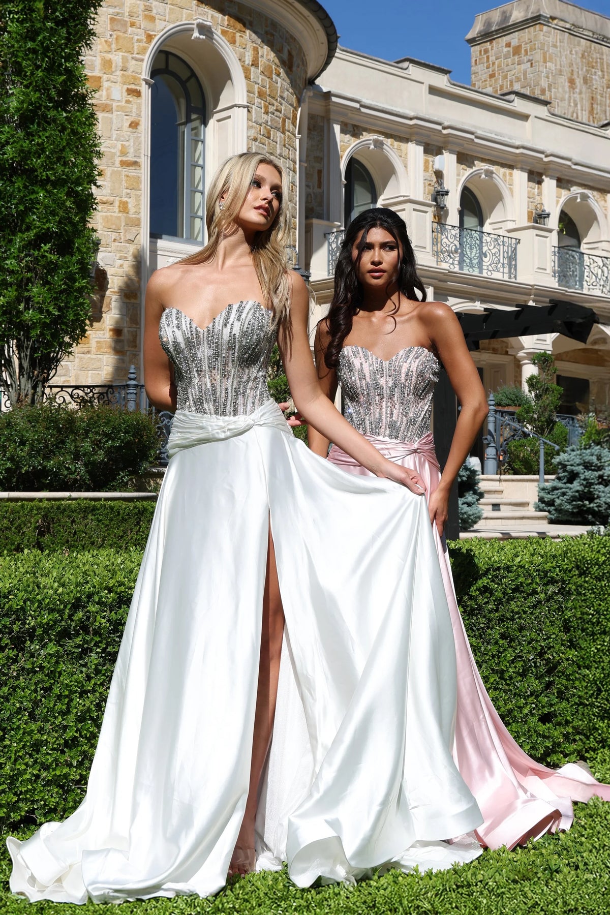 Jovani 43729 - Sweetheart Embellished A-Line Gown