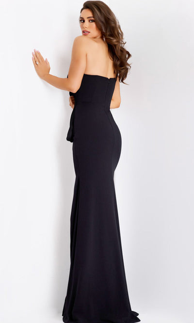 Jovani 43970 - Sleeveless Asymmetric Fitted Gown with Slit Prom Dresses