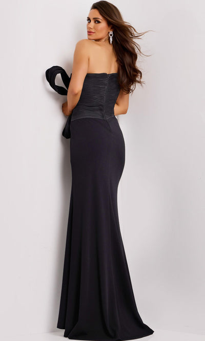 Jovani 43971 - Asymmetric Pleated Bodice Evening Gown Prom Dresses