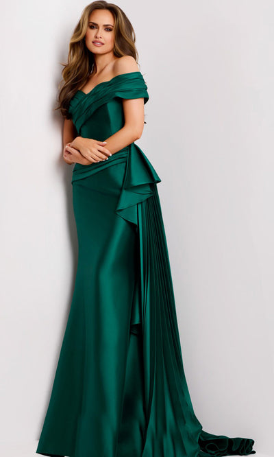 Jovani 44524 - Sweetheart Side Pleated Panel Gown Prom Dresses