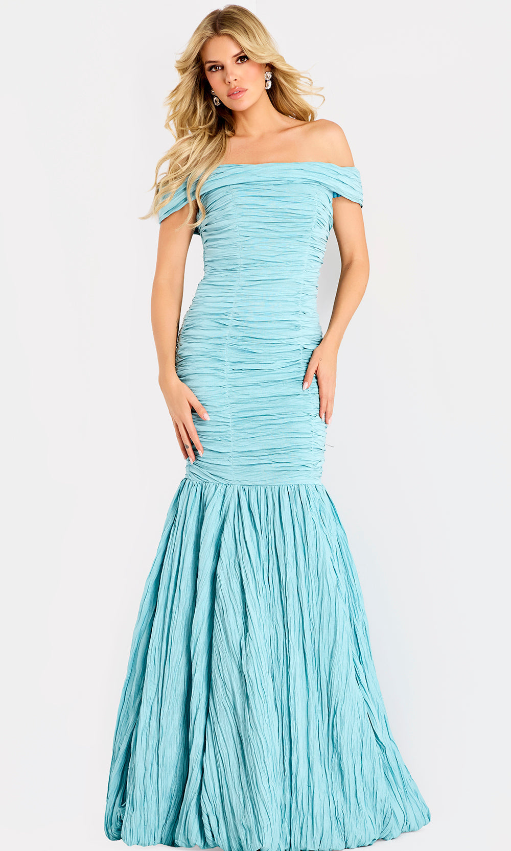 Jovani 45400 - Ruched Bodice Mermaid Evening Gown