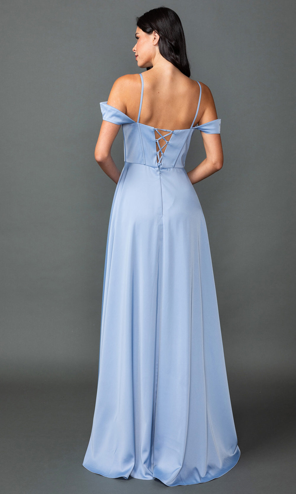 Dancing Queen 4544 - Satin Sweetheart Neckline Long Dress Prom Dresses