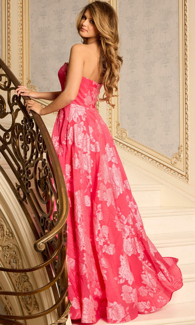 Jovani 45721 - Floral Bodice A-Line Prom Gown Prom Dresses
