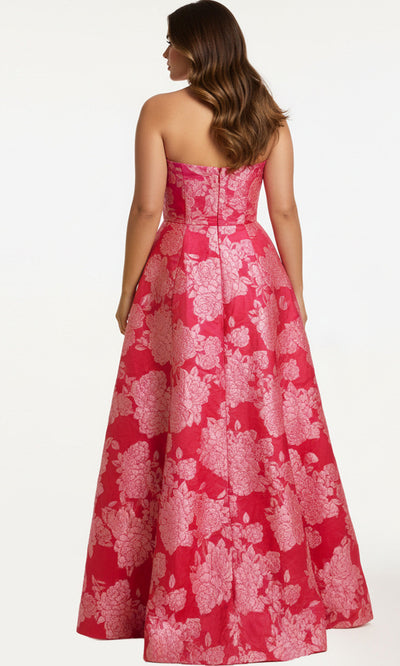 Jovani 45721 - Floral Bodice A-Line Prom Gown Prom Dresses