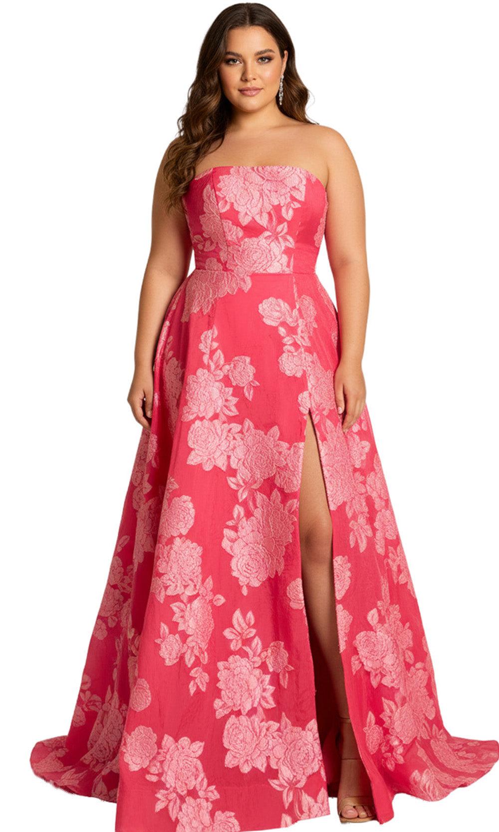 Jovani 45721 - Floral Bodice A-Line Prom Gown