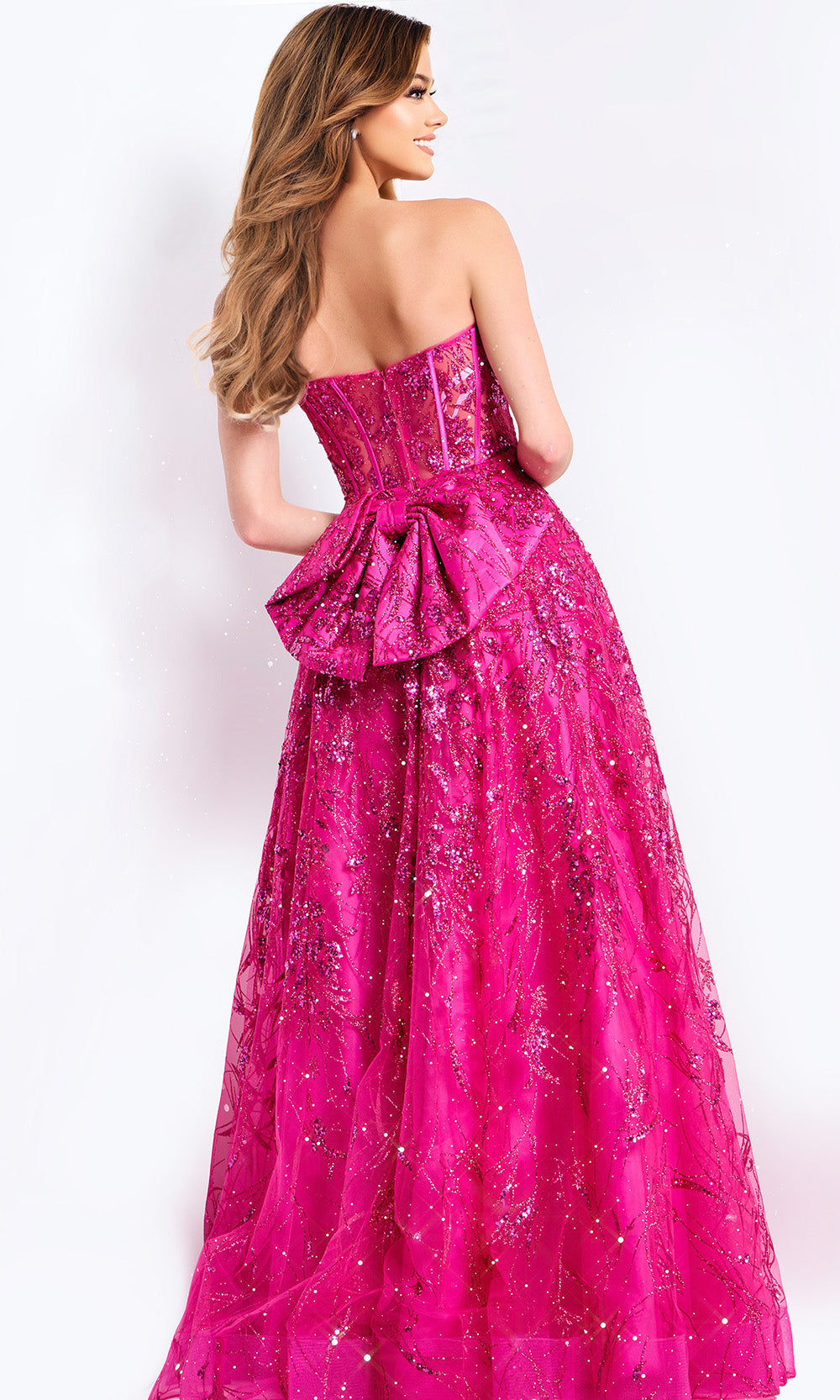 Jovani 45913 - Strapless Shimmer A-Line Prom Gown Prom Dresses