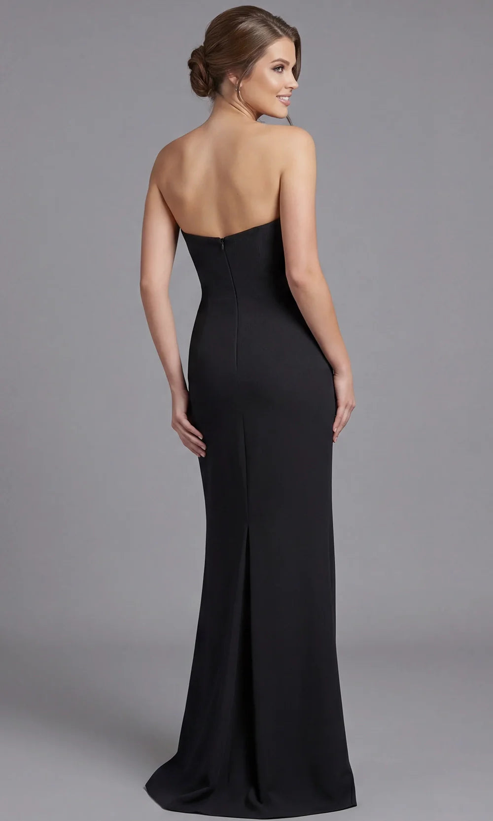 Jovani 45925 - Sweetheart Back Slit Prom Gown Prom Dresses  in Black  