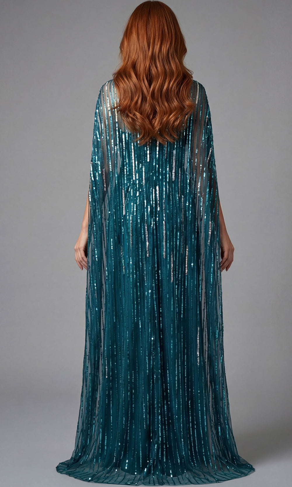 Jovani 46065 - Sequined Column Evening Gown