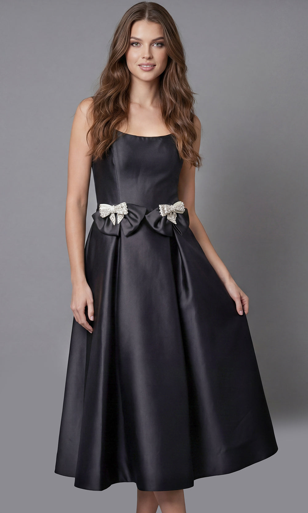 Jovani 47595 - A-Line Strapless Scoop Evening Dress Prom Dresses  in Black  