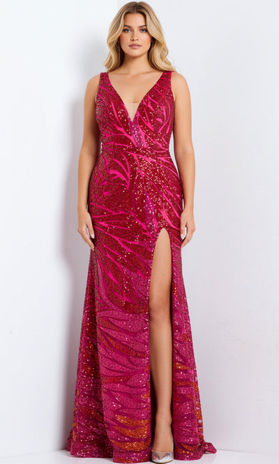 Jovani 47682 - Wide Strap Sequin Embellished Gown Prom Dresses