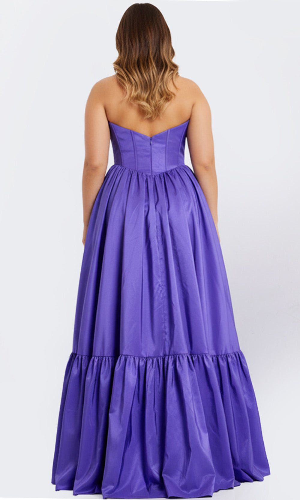 Jovani 47883 - Strapless Tiered Prom Ballgown Ball Gowns