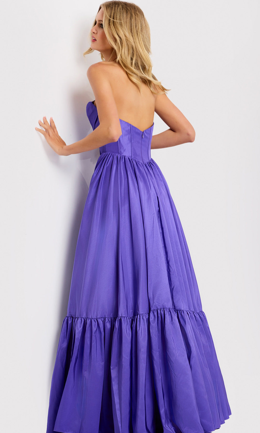 Jovani 47883 - Strapless Tiered Prom Ballgown Ball Gowns