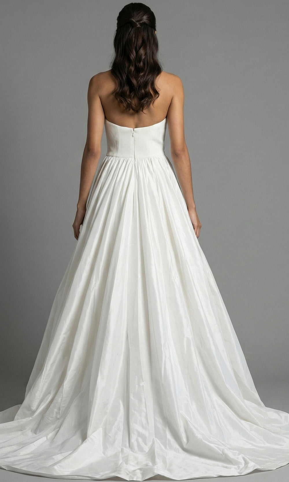 Jovani 48180 - Flowing Overskirt Strapless Evening Gown